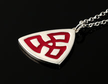 Load image into Gallery viewer, Triquetra Triangle Pendant