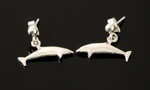 Load image into Gallery viewer, Dolphin Earrings