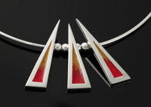 Load image into Gallery viewer, Celtic Fire Three Piece Pendant