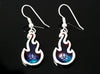 Celtic Fire Flame Earrings