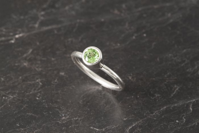 Single Stoned Ring - Peridot
