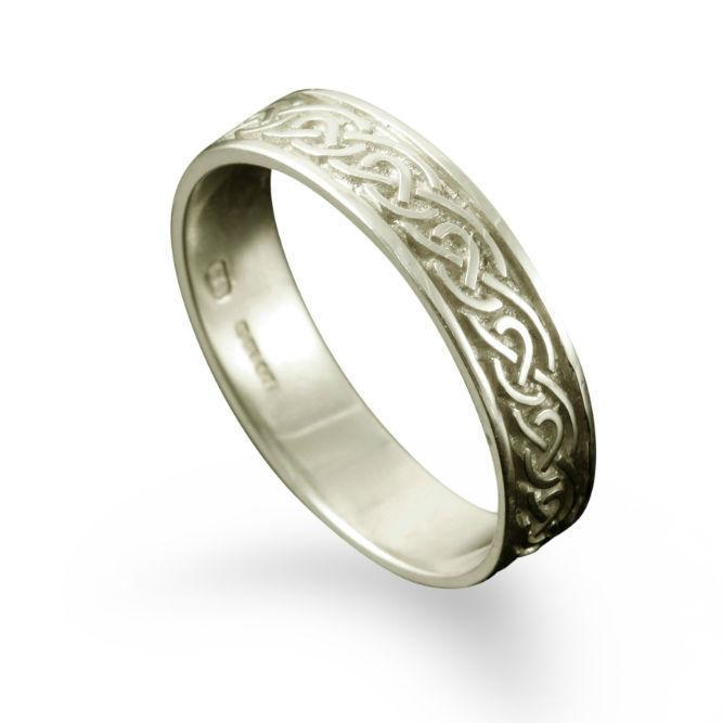 St. Ninian's Isle Ring in Platinum