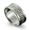 Noss Celtic Ring in Platinum