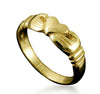 Claddagh Heart Ring in 18ct Yellow Gold