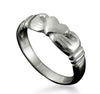 Claddagh Heart Ring in Silver