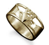 Claddagh Band Ring in 9ct Yellow Gold