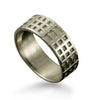 Charles Rennie Mackintosh ring in 18ct White Gold
