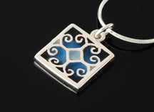 Load image into Gallery viewer, Fara Square small pendant