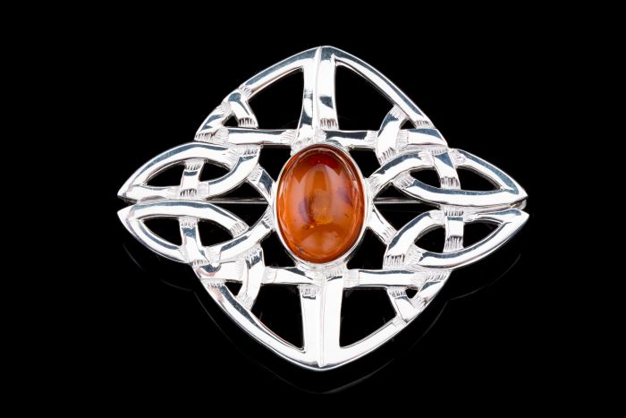 Celtic Amber And Amethyst