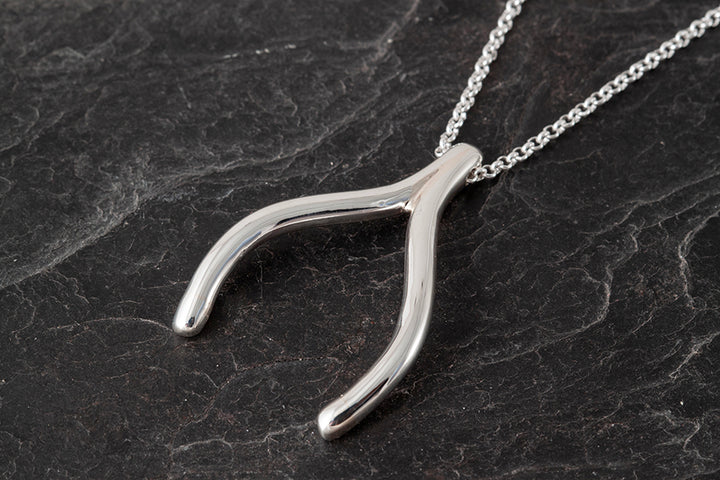 Wishbone Ring Keeper Pendant
