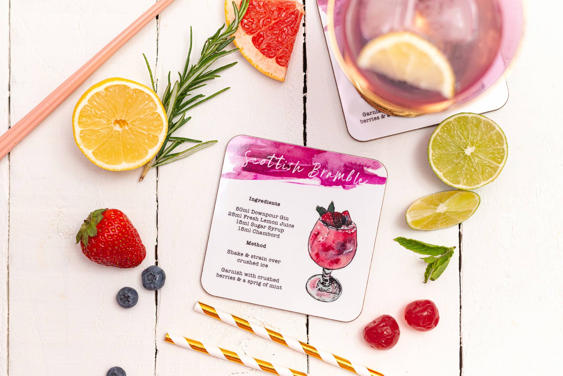 Sarah Leask Signature Cocktails Coaster Set (Mix & Match)