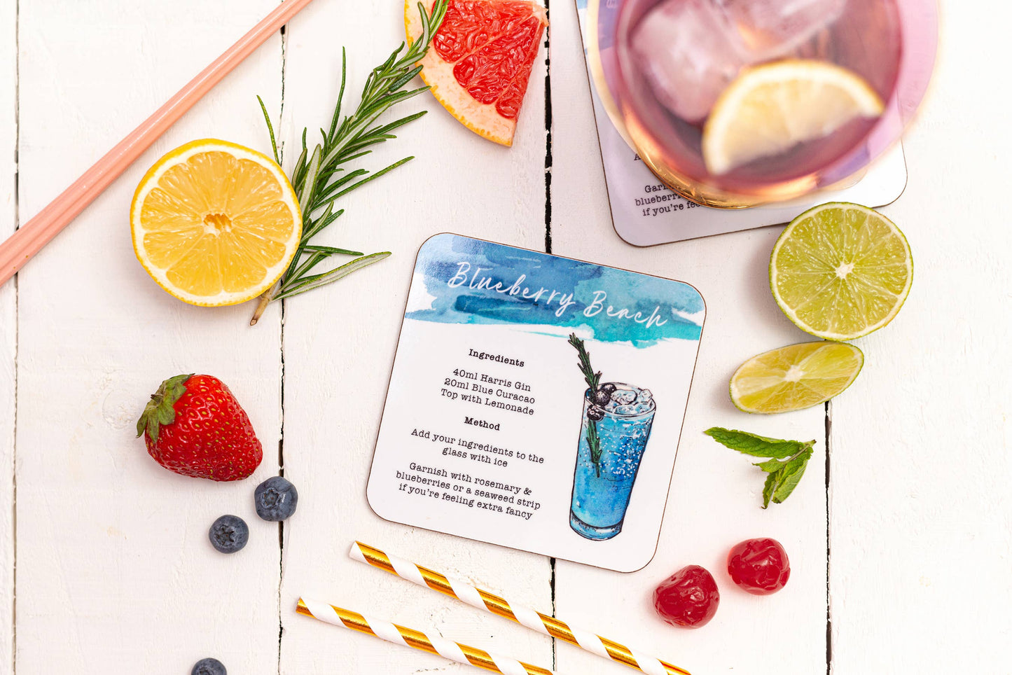 Sarah Leask Signature Cocktails Coaster Set (Mix & Match)