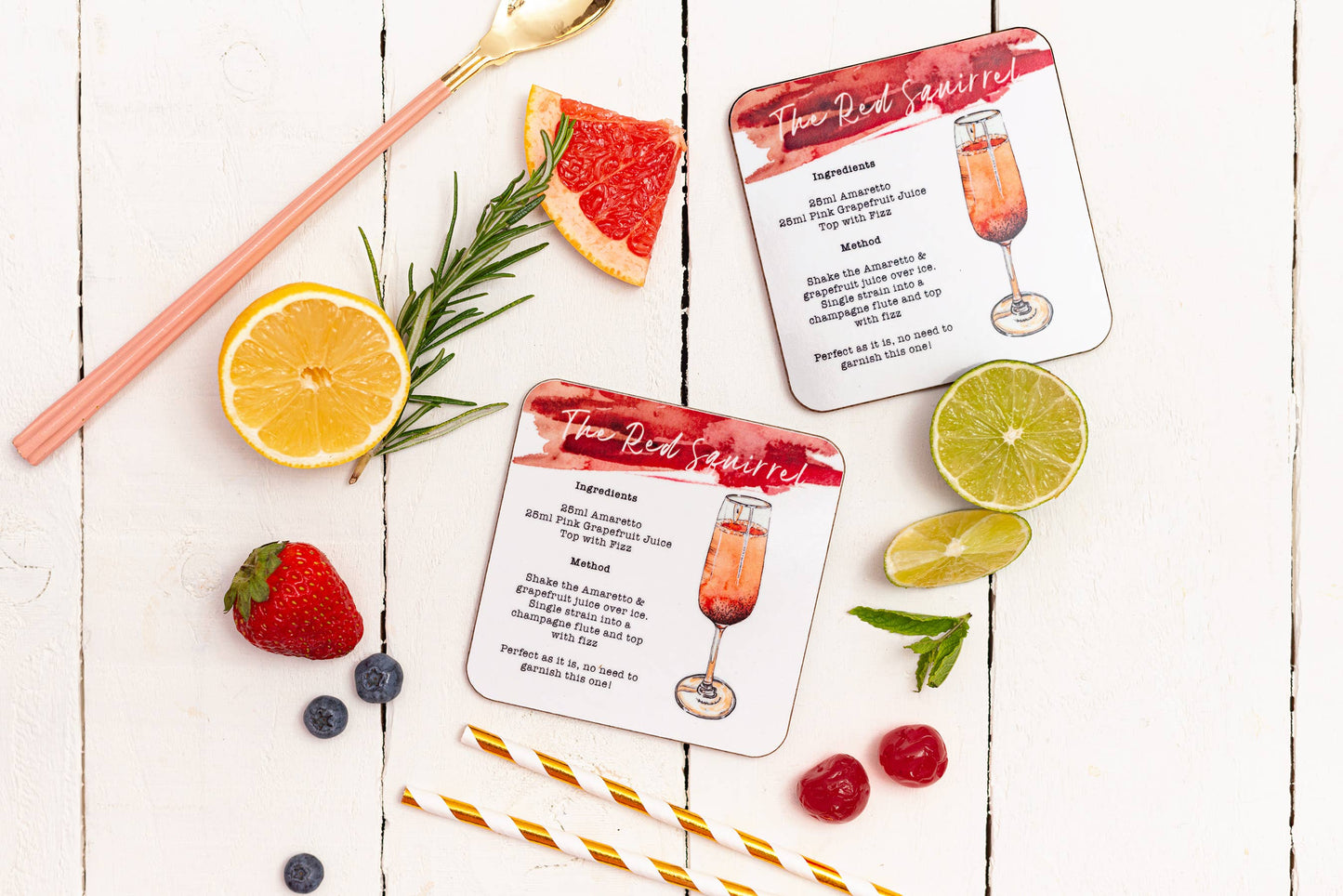 Sarah Leask Signature Cocktails Coaster Set (Mix & Match)
