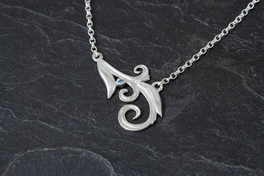 Sapphire Pendant-September Birthstone