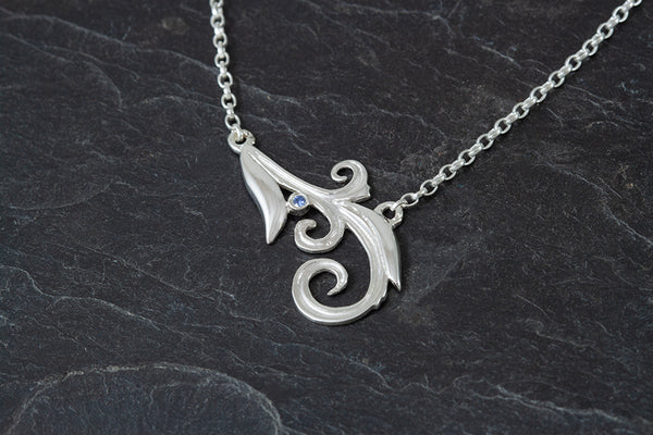 Sapphire Pendant-September Birthstone