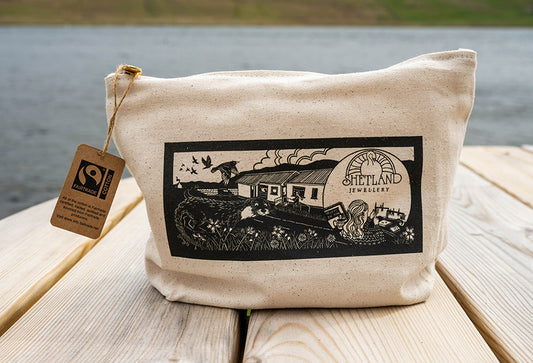 Gilly B X Shetland Jewellery Zip Bag