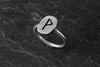 Viking Runes Stacking Ring