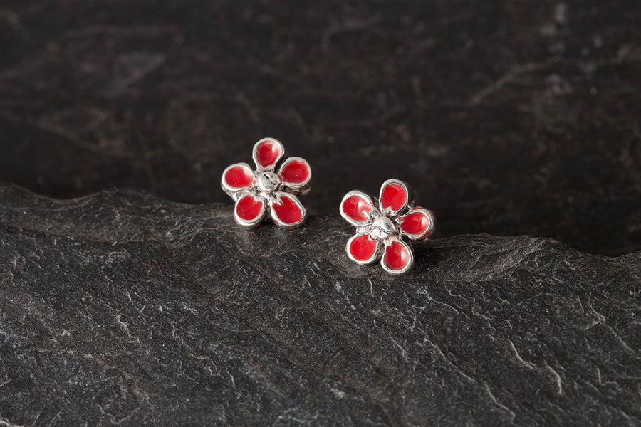 Mini Forget me Not Earrings