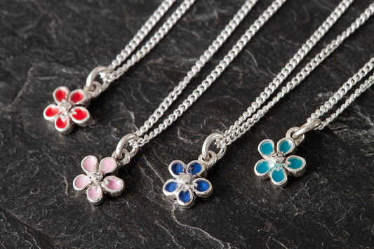 Mini Forget me Not Pendant