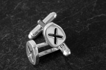 Load image into Gallery viewer, Viking Rune Cufflinks
