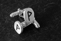 Load image into Gallery viewer, Viking Rune Cufflinks
