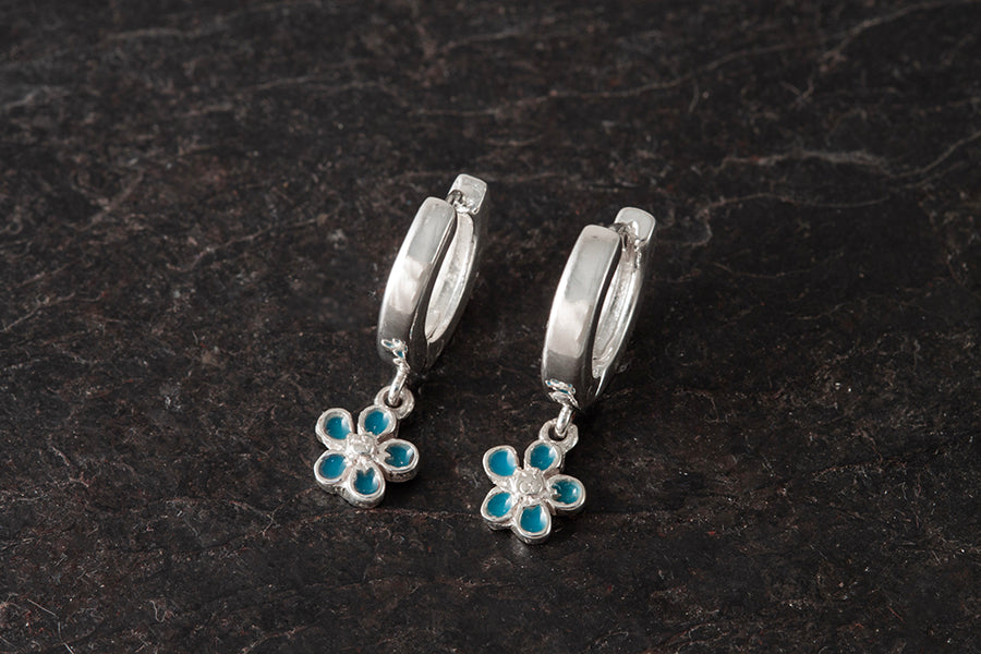 Mini Forget me Not Earrings