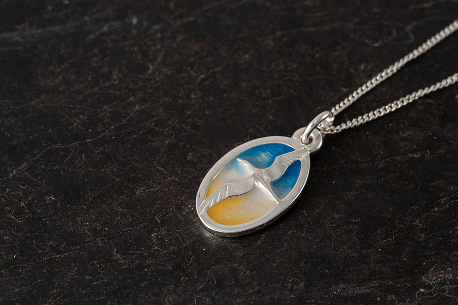 Oval Gannet Pendant