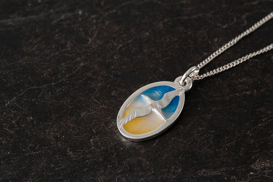 Oval Gannet Pendant