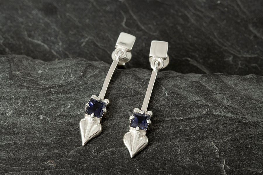 Glasgow Girls Earrings with Iolite | In Stock