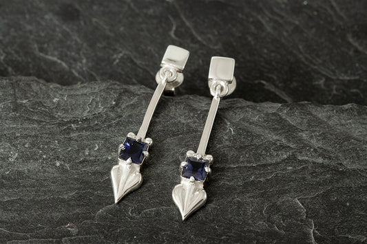 Glasgow Girls Earrings with Iolite