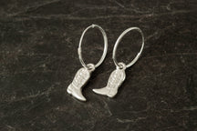 Load image into Gallery viewer, SMUHA 2026 Cowboy Boot Earrings

