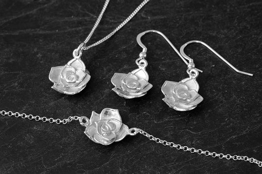 Rose Earrings - June