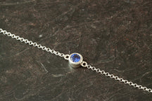 Load image into Gallery viewer, Silver Birthstone Bracelet
