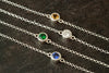 Silver Birthstone Bracelet