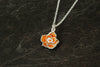 Enamelled Rose Pendant - June