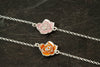 Enamelled Rose Bracelet - June