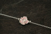 Load image into Gallery viewer, Enamelled Rose Bracelet - June
