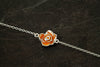 Enamelled Rose Bracelet - June