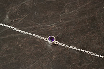 Load image into Gallery viewer, Silver Birthstone Bracelet
