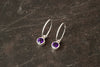 Silver Birthstone Earrings