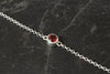 Silver Birthstone Bracelet