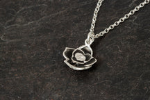 Load image into Gallery viewer, Enamelled Rose Pendant - June
