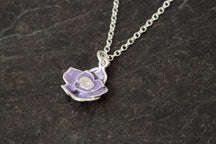 Load image into Gallery viewer, Enamelled Rose Pendant - June
