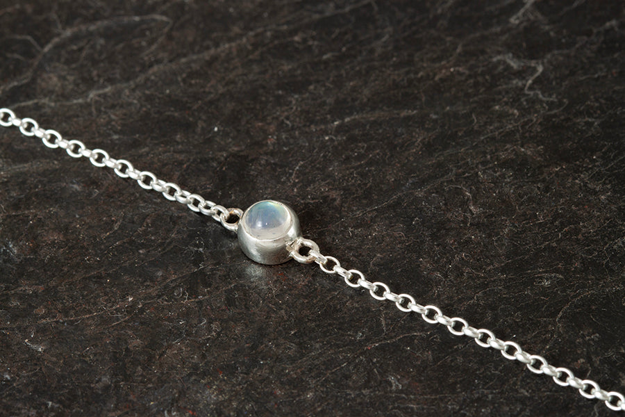 Silver Birthstone Bracelet