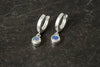 Silver Birthstone Earrings