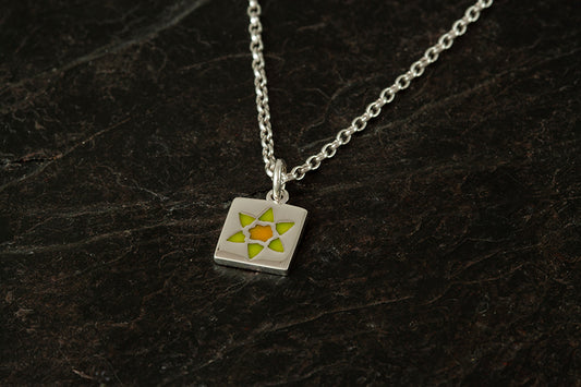 Small Daffodil Pendant - March
