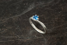 Load image into Gallery viewer, Silver Birthstone Ring
