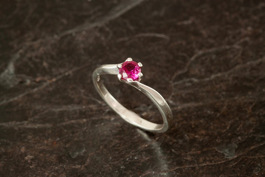 Silver Birthstone Ring