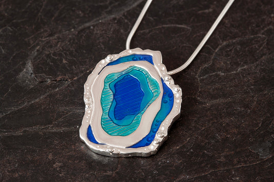 Textured Seascape Pendant