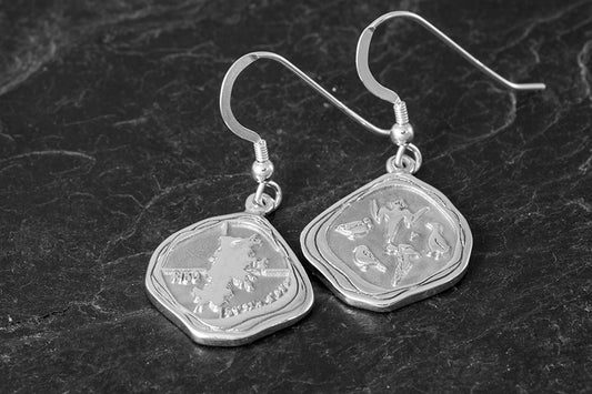 FIBO Fair Isle Bird Observatory Earrings